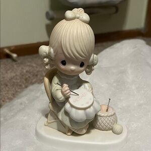 Charming Cream Figurine for Home Parties